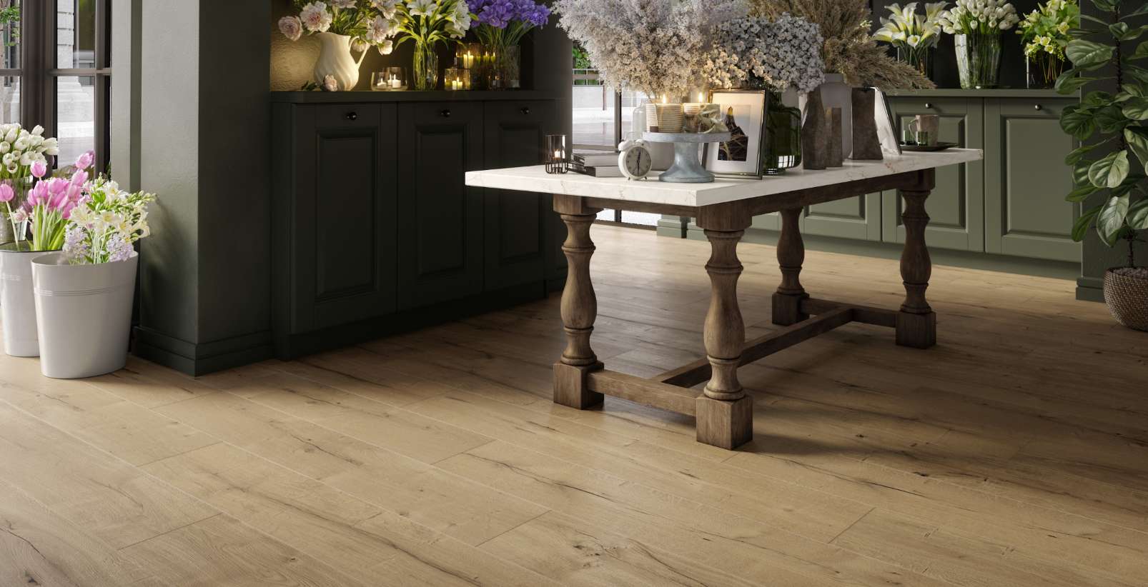 メル52211様　ブラック　ブラウン O273-Bradford-Oak-LU-8.5-mm-Wide-Plank | Krono Original